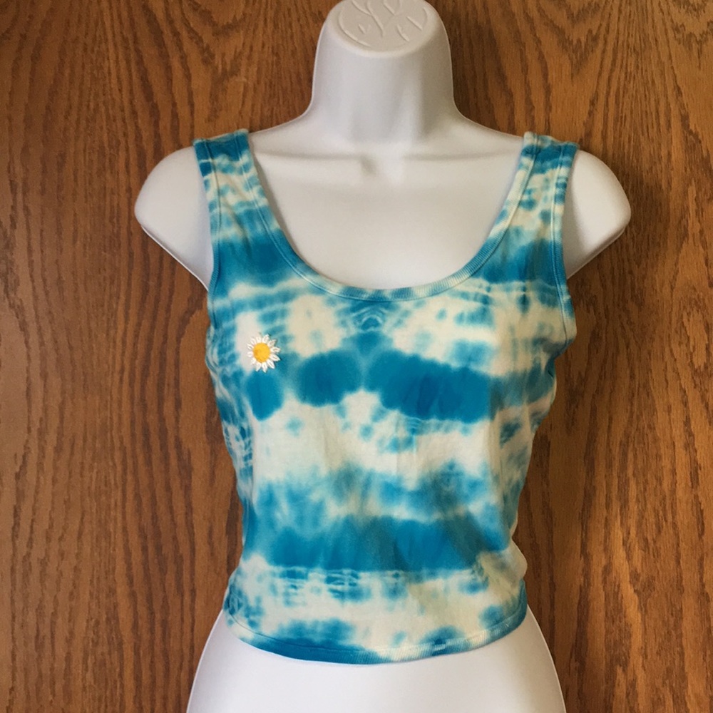 Sunflower 🌻 Fun Crop Tye Dye tank